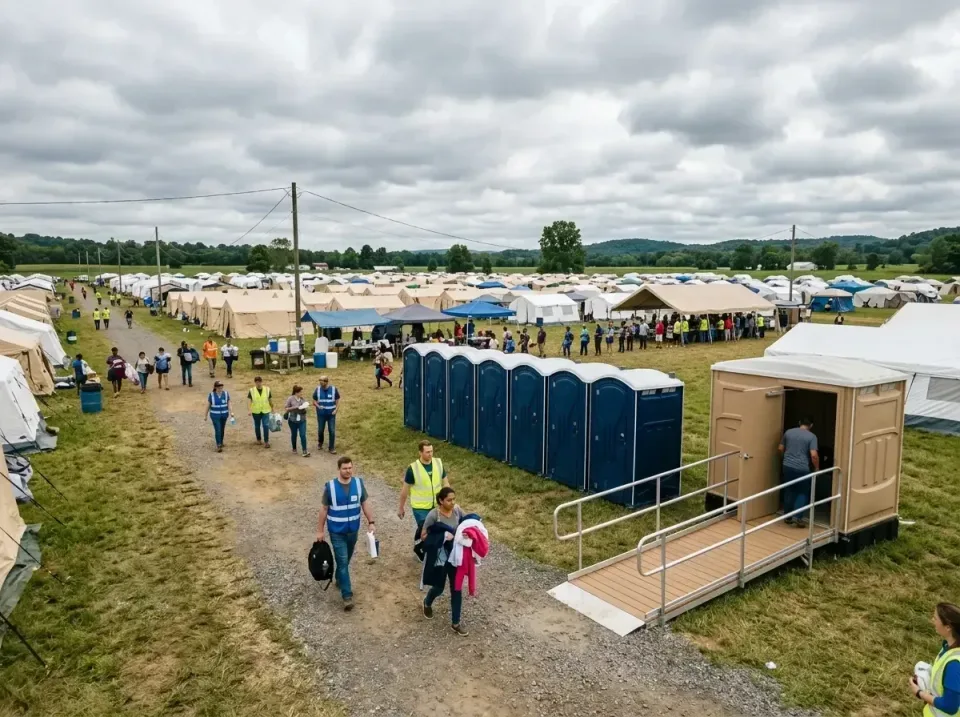 disaster-relief-camp-restrooms-010 — frequently asked questions, Dumpster & Portable Bathrooms Rental in Pantops, VA